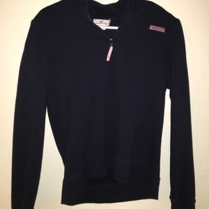 Vineyard vines blue quarter zip hoodie.